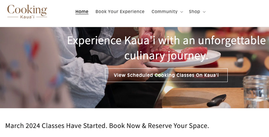 Cooking Kaua‘i  Launches New Website